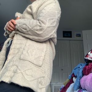 Very big and cozy wool cardigan